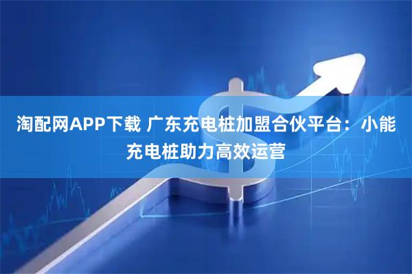 淘配网APP下载 广东充电桩加盟合伙平台：小能充电桩助力高效运营